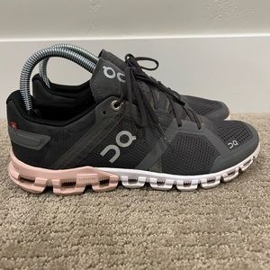 On Cloud Cloudflow Women's Running Shoes Size 7.5 Rock Rose Gray Pink Sneakers